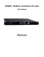 Предварительный просмотр 1 страницы Ateme Kyrion CM5000 User Manual