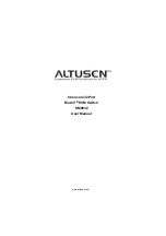 Preview for 1 page of ATEN ALTUSEN KM0832 User Manual