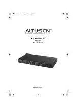 Preview for 1 page of ATEN ALTUSEN PN0108 User Manual