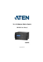 Предварительный просмотр 1 страницы ATEN ATEN VanCryst VM1600A User Manual