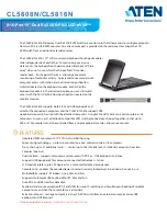 Preview for 1 page of ATEN CL5808N User Manual