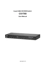 ATEN CS1768 User Manual preview