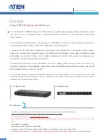 Preview for 1 page of ATEN CS1788 Specifications