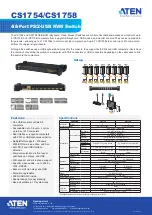 ATEN Master View CS-1754 Specification preview