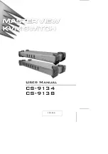 ATEN Master View CS-9134 User Manual preview