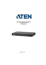 Предварительный просмотр 1 страницы ATEN PE6208AV User Manual