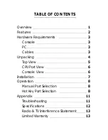 Preview for 2 page of ATEN ServerMaster CS-12 Product Manual