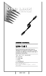 ATEN UN-161 User Manual preview