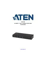 Preview for 1 page of ATEN US3344I User Manual