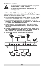 Предварительный просмотр 10 страницы ATEN VanCryst VM0404H User Manual