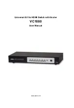 ATEN VC1080 User Manual preview