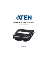 ATEN VC1280 User Manual preview