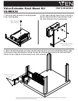 Предварительный просмотр 2 страницы ATEN VE-RMK3U User Instructions