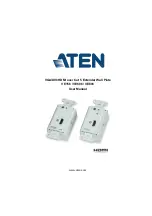 ATEN VE156 User Manual preview