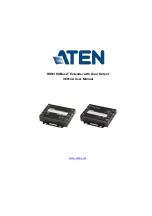 Preview for 1 page of ATEN VE814A User Manual