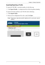Предварительный просмотр 73 страницы ATEN VM1600 User Manual
