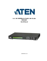 Предварительный просмотр 1 страницы ATEN VM6404H User Manual