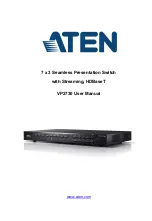 Preview for 1 page of ATEN VP2730 User Manual