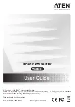 ATEN VS0108H User Manual предпросмотр