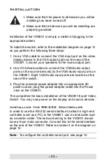 Preview for 11 page of ATEN VS0801 User Manual