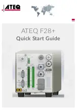 Preview for 1 page of ATEQ F28+ Quick Start Manual