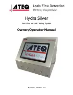 ATEQ Hydra Silver Owner'S/Operator'S Manual preview