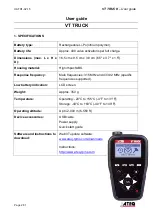 Preview for 4 page of ATEQ VT TRUCK User Manual