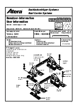 Предварительный просмотр 1 страницы Atera F-carrier 080 040 User Information