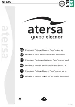 Preview for 9 page of atersa A-140M Installation And User Manual