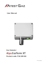 Atest Gaz Alpa EcoTerm XT User Manual preview