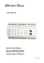 Предварительный просмотр 1 страницы Atest Gaz Alpa MOD LED8 User Manual