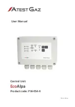 Preview for 1 page of Atest Gaz EcoAlpa PW-054 Series User Manual