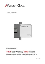 Preview for 1 page of Atest Gaz Teta EcoN User Manual