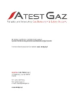 Preview for 2 page of Atest Gaz Teta Gas Manual Book