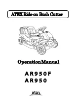 Предварительный просмотр 1 страницы Atex AR950 Operation Manual