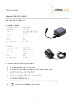 Предварительный просмотр 5 страницы atexLICHT AT.AR.D021.846.0/0 Product Manual