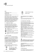 Preview for 3 page of ATG Hydraulic Testing System Instructions For Use And Maintenance Manual