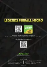 Предварительный просмотр 24 страницы AtGames LEGENDS PINBALL MICRO Instruction Manual