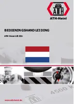 Preview for 323 page of ATH-Heinl Cross Lift 50+ Operating Instructions Manual