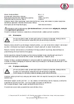 Preview for 356 page of ATH-Heinl Cross Lift 50 Operating Instructions Manual