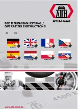 Preview for 1 page of ATH-Heinl W62 Operating Instructions Manual