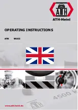 ATH W102 Operating Instructions Manual предпросмотр