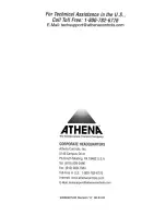 Preview for 36 page of Athena 18 series Instruction Manual