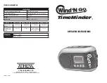 Preview for 2 page of Athena Wind N Go TimeMinder 7600 Operating Instructions