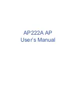 Atheros AP222A User Manual предпросмотр