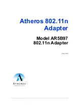 Preview for 1 page of Atheros AR5B97 Manual