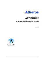 Preview for 1 page of Atheros AR5BBU12 Manual