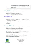 Preview for 12 page of Atheros Qualcomm QCNFA324 Manual