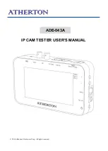 Atherton ADE-043A User Manual предпросмотр