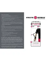 Athletic Republic Warmup Cord User Manual предпросмотр